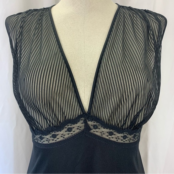 Vintage Black Sheer Nightgown - Picture 5 of 12